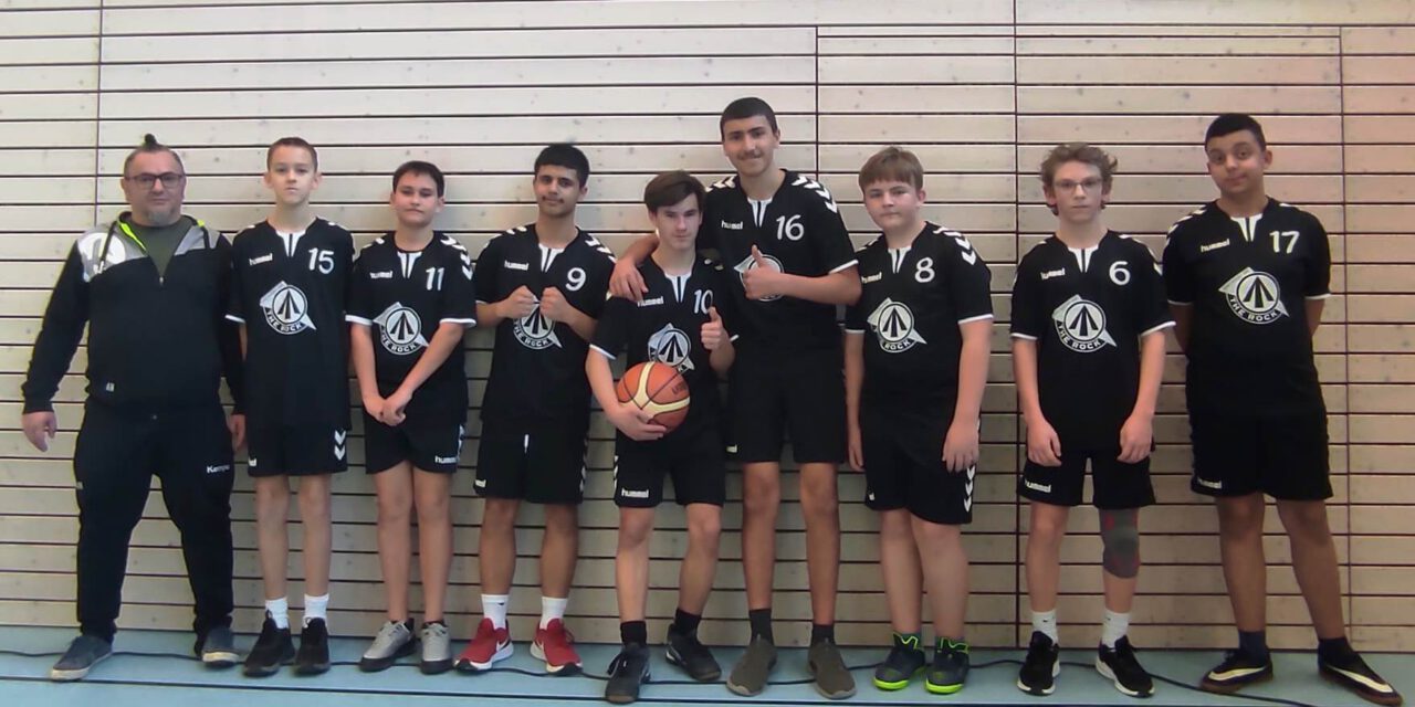 Erstes Freundschaftsspiel der U16 Basketballer vom TUS Traunreut