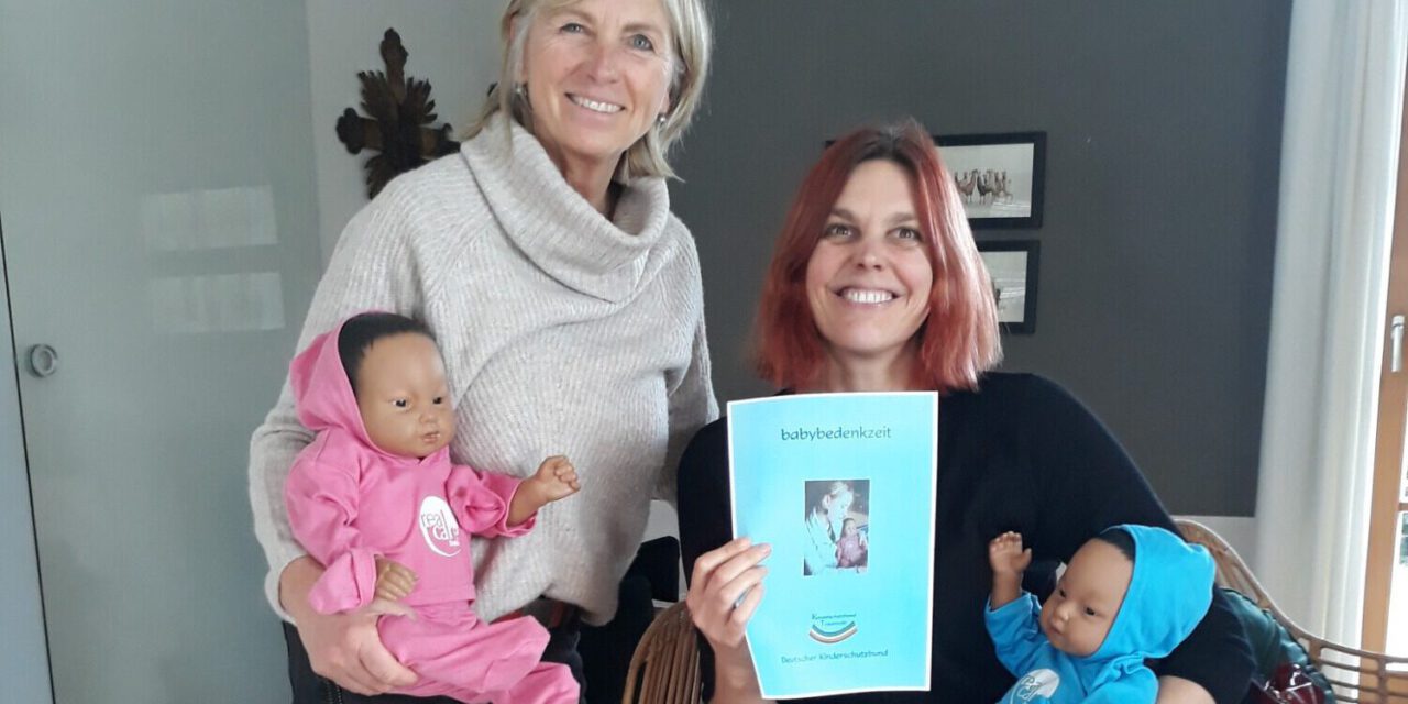 Kinderschutzbund überträgt babybedenkzeit®  Projekt  an Corinna Wandturf