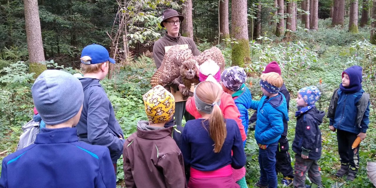 Traunwalchener „Blattläuse“ unterwegs im Wald