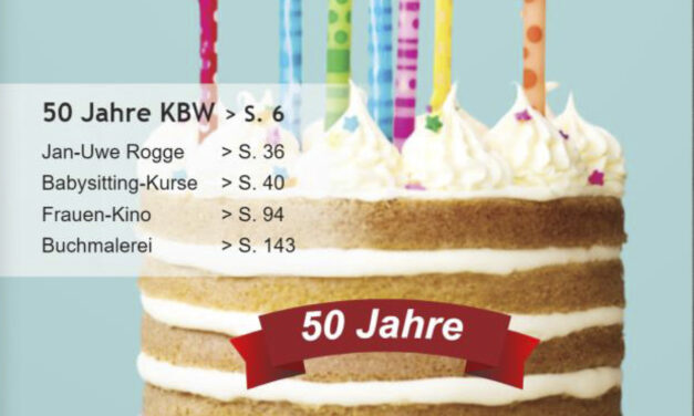 Frühjahr-Sommer-Programm 2023 des KBW