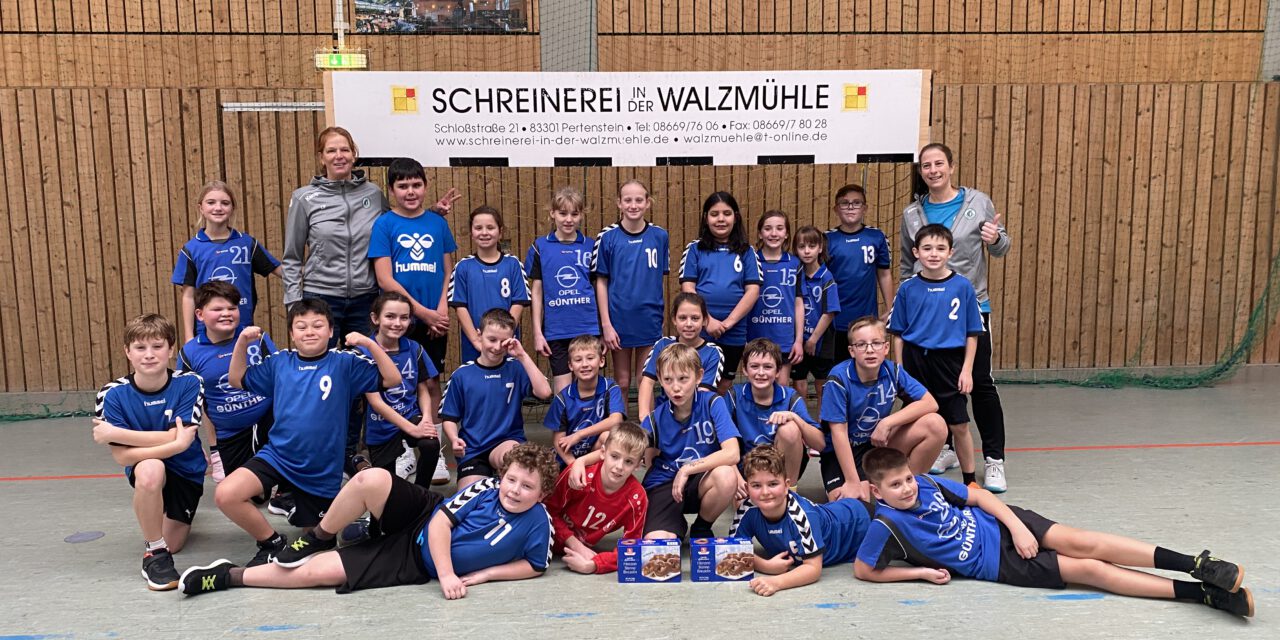 96 Tore beim E-Jugend Handball Turnier