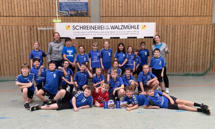 96 Tore beim E-Jugend Handball Turnier