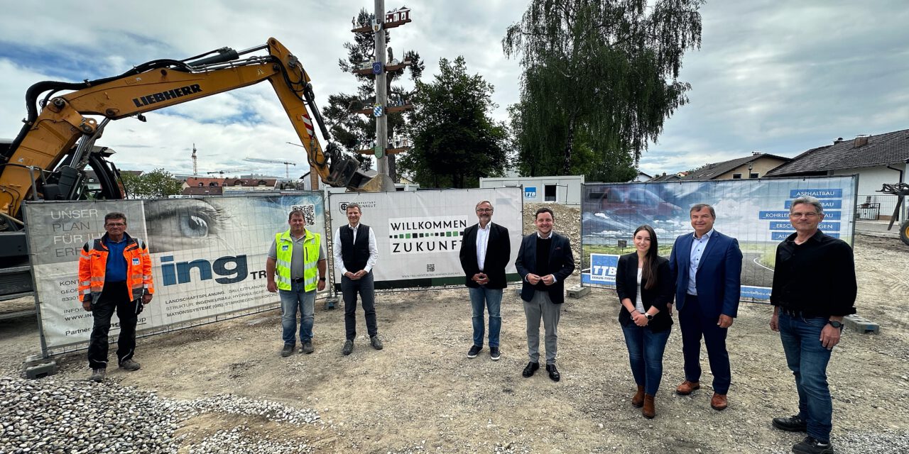 Baubeginn Wochenmarktplatz Eichendorffstraße