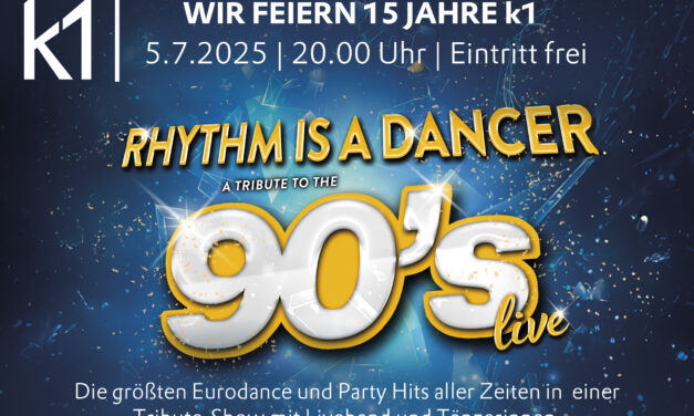 15 Jahre k1 – große Party zum Jubiläum