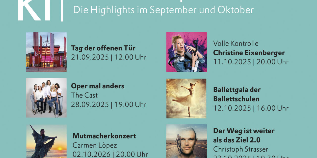 Kulturauftakt mit Tiefgang, Tempo und Tutu – das k1 startet in die neue Spielzeit