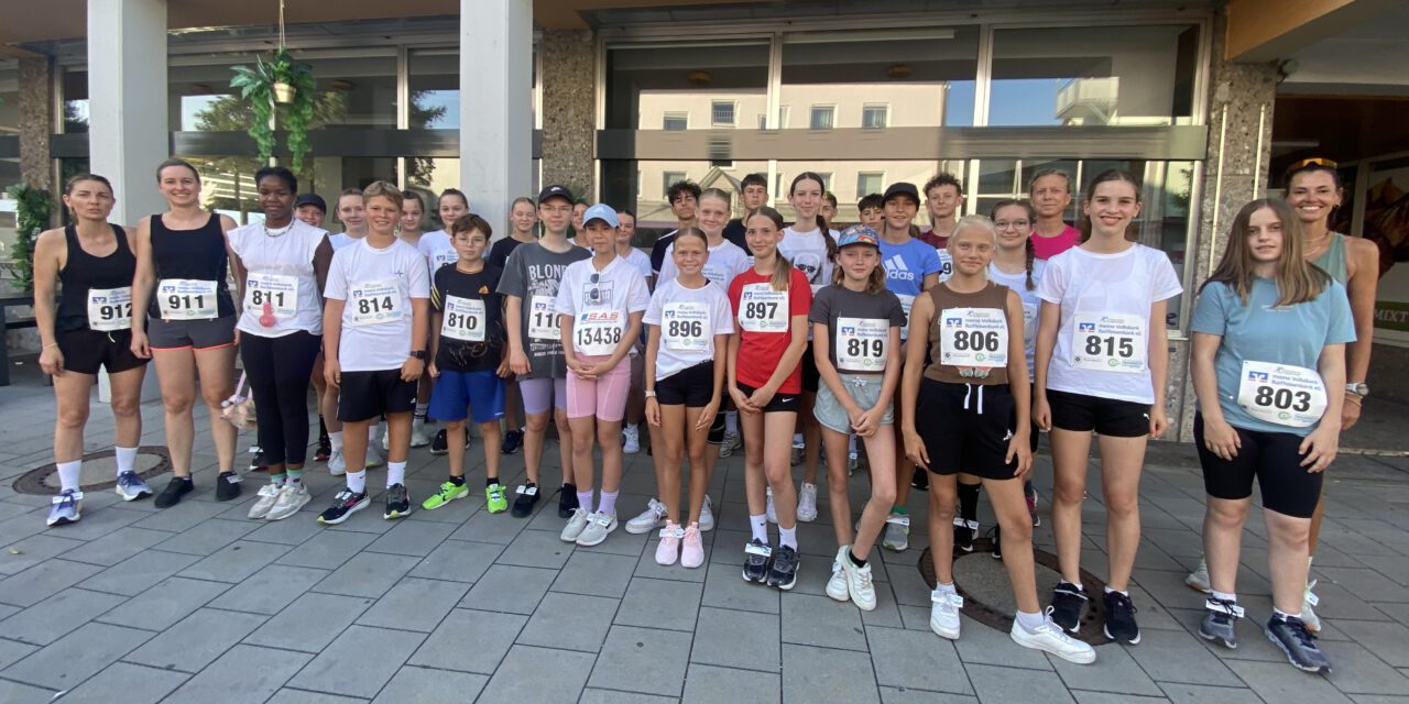 Erfolgreiche Teilnahme der Walter-Mohr-Realschule Traunreut Schule am 22. Traunreuter Stadtlauf
