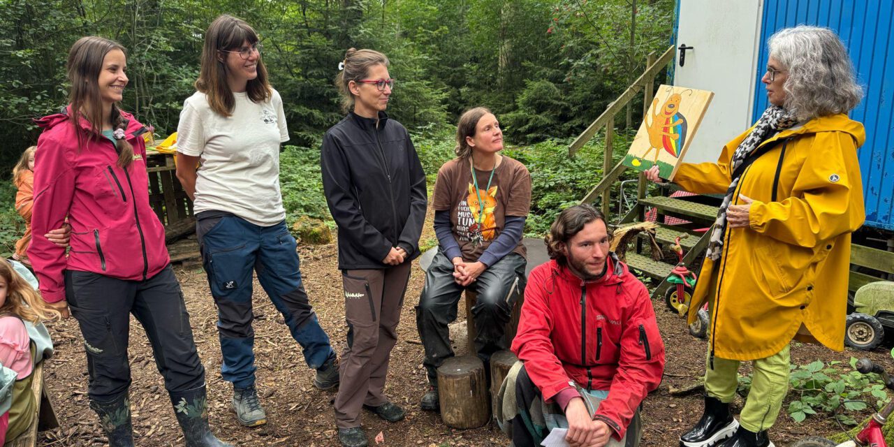Sommerfest und symbolischer Neubeginn im Waldkäfer Kindergarten