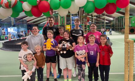 Kindertanzgruppe der Siebenbürger Sachsen Traunreut im Funpark unterwegs