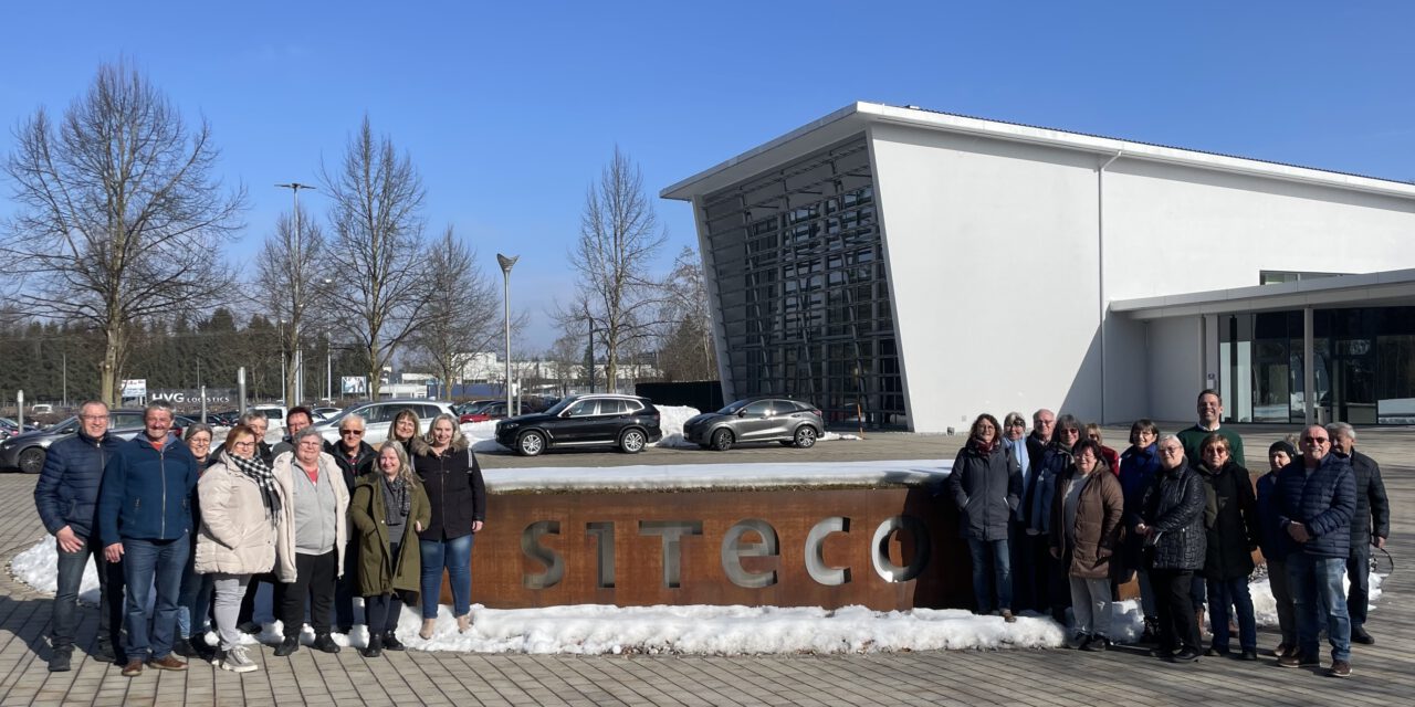VdK Ortsverband besichtigt Siteco GmbH