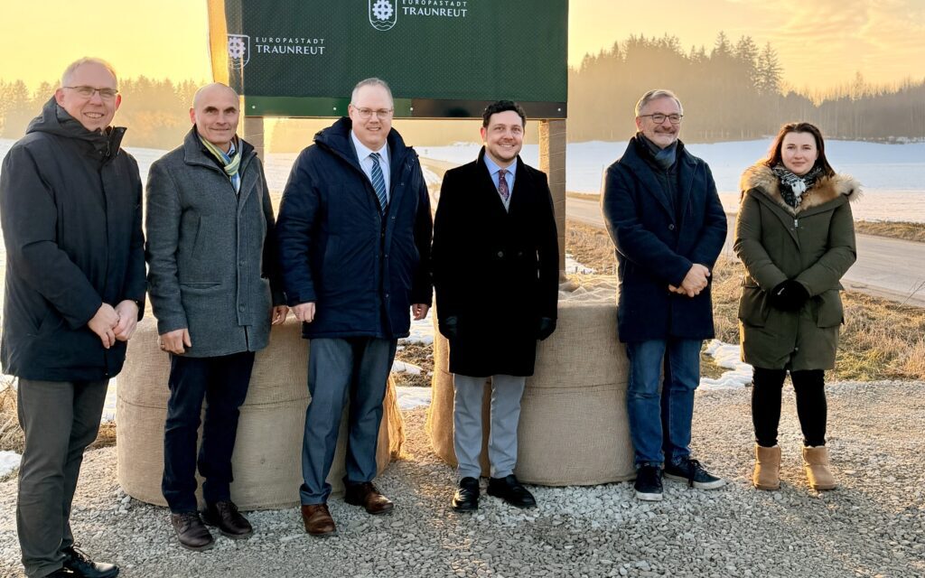 Startschuss für den Ausbau der Gemeindeverbindungsstraße Haßmoning–Truchtlaching