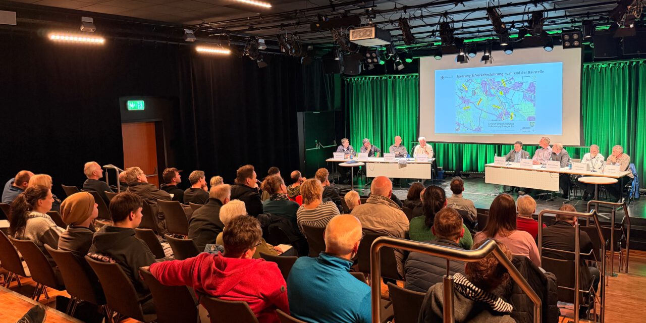 Neue Wasserleitungen, Hausanschlüsse und Straßen für St. Georgen