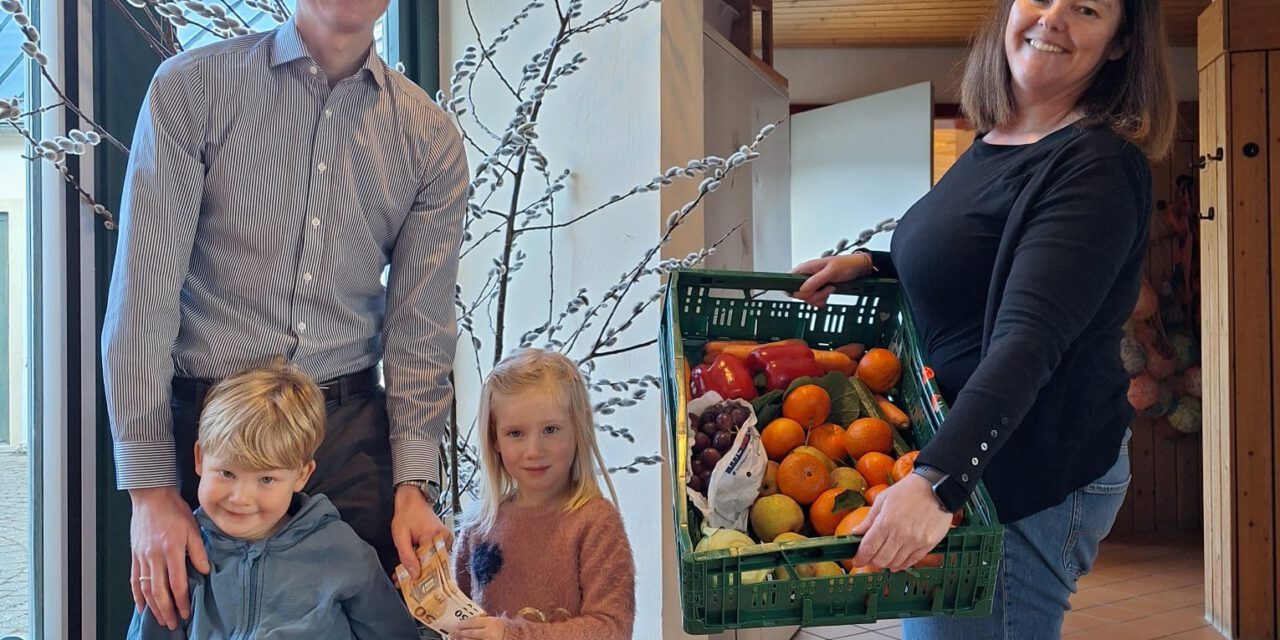 Fruchtige Unterstützung für Kindergarten Traunwalchen