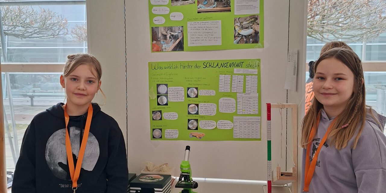 Toller Erfolg für WMR-Schülerinnen bei „Jugend forscht“
