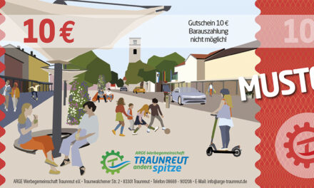 Traunreuter Stadtgutschein der ARGE Werbegemeinschaft