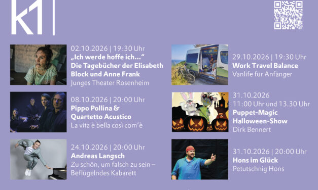 KULTURHIGHLIGHTS IM OKTOBER
