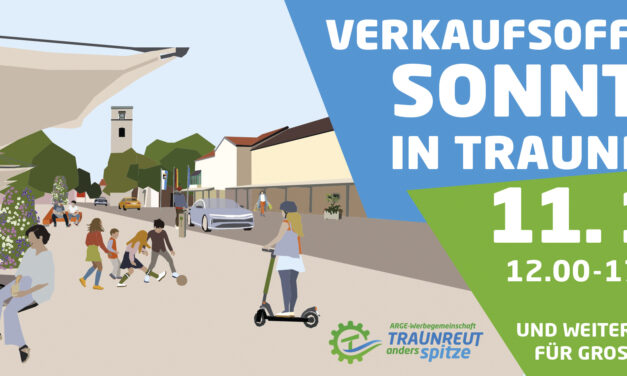 Verkaufsoffener Sonntag in Traunreut am 11. Oktober