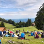 Kolping Traunreut und Pfarrei Kirchweidach feiern Bergmesse